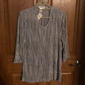 Shimmery Blue/gray blouse